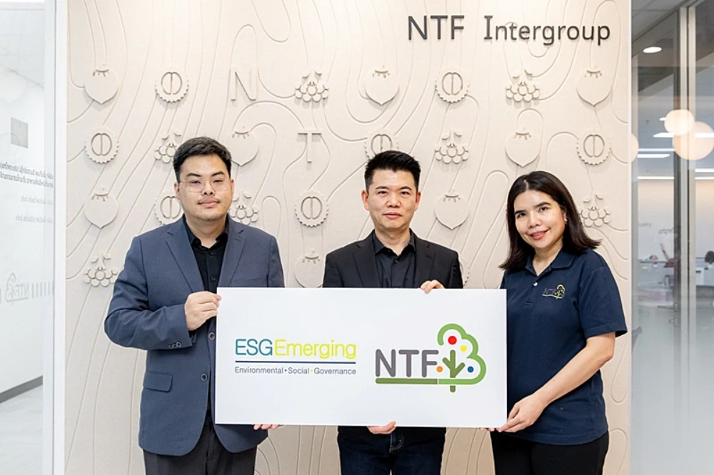 NTF ตอกย้ำเส้นทางธุรกิจยั่งยืน ติดโผหุ้นกลุ่ม ESG Emerging ปี 69